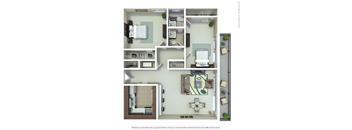 Two Bedroom One Bathroom