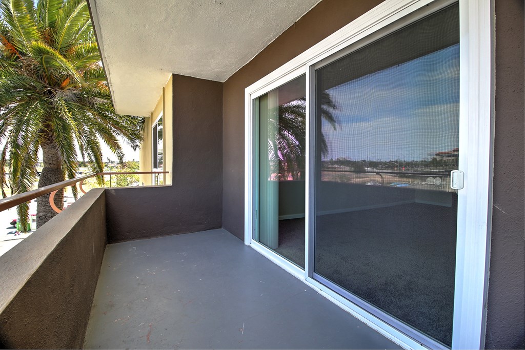 Balcony view at Madison Place, San Mateo