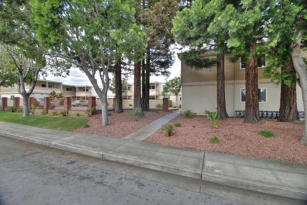 Elegant Exterior View at Magnolia Place, Sunnyvale, CA