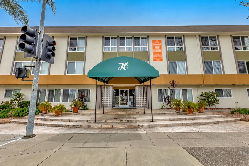 Beautiful green awning