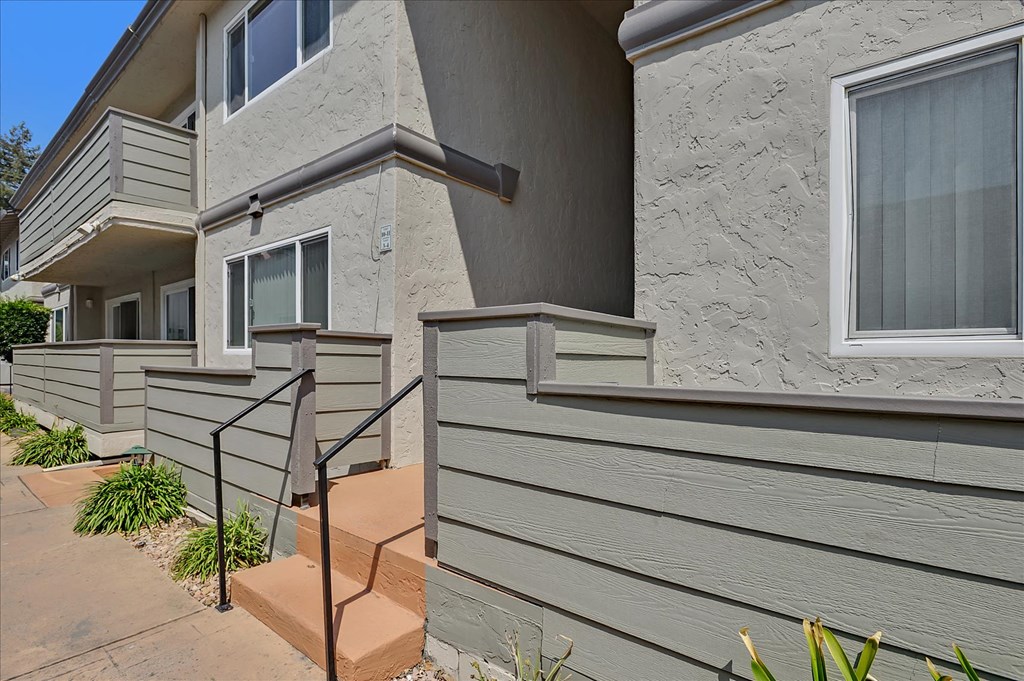 our apartments offer a walkway to the front of the building
