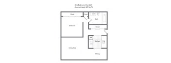 One Bedroom One Bath