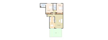 2 Bed 2 Bath Floorplan at Balboa, Sunnyvale, CA