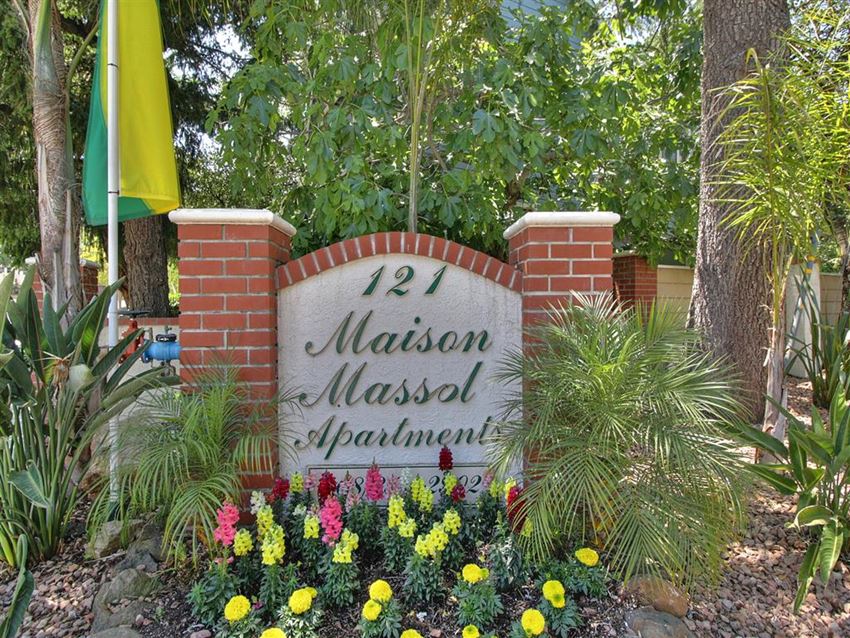 Welcoming Property Signage at Maison Massol, California, 95030 - Photo Gallery 1