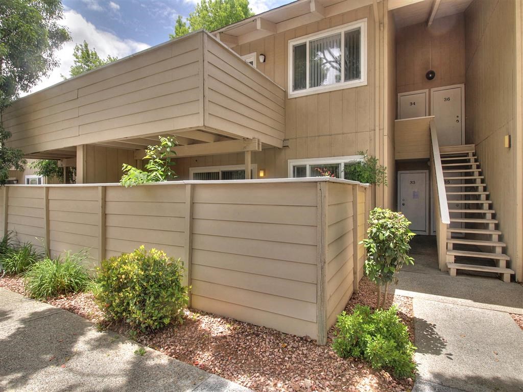Backyard View at Balboa Apartments, California, 94086