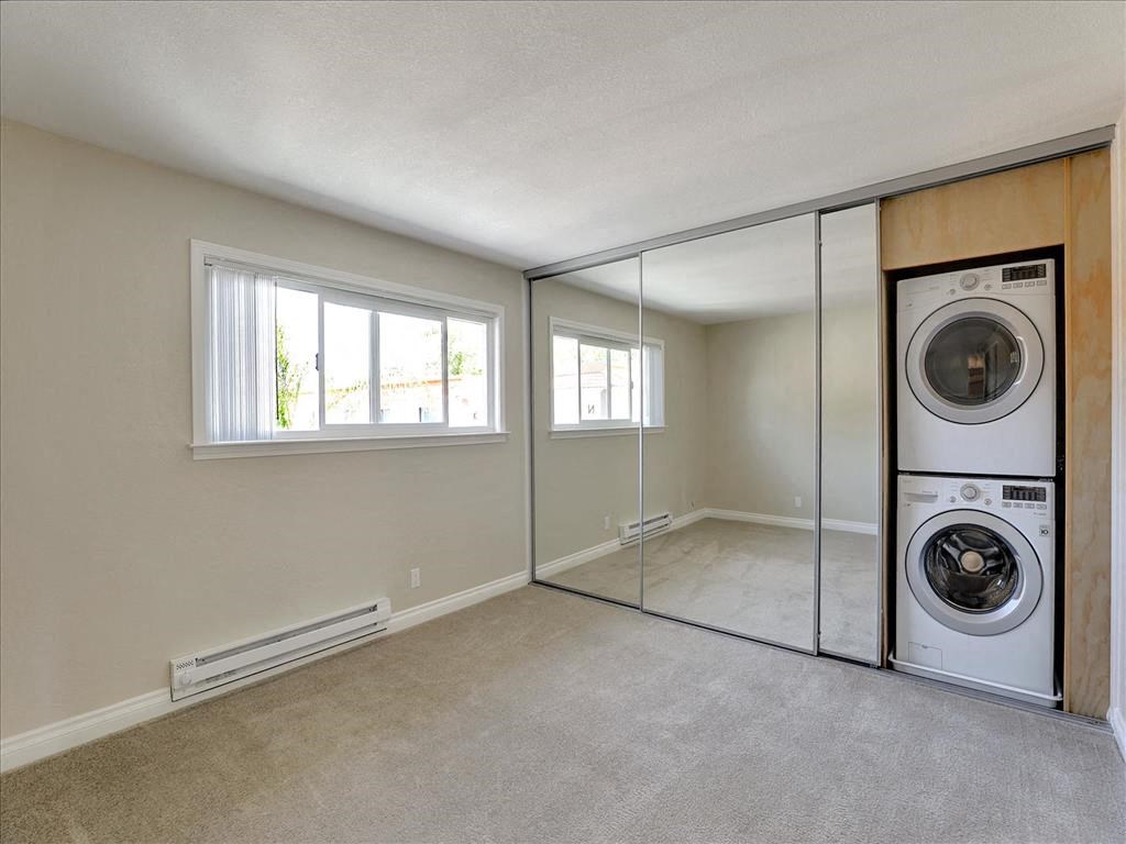 Stacked Washer/Dryer at Casa Alberta Apartments, Sunnyvale, CA, 94087
