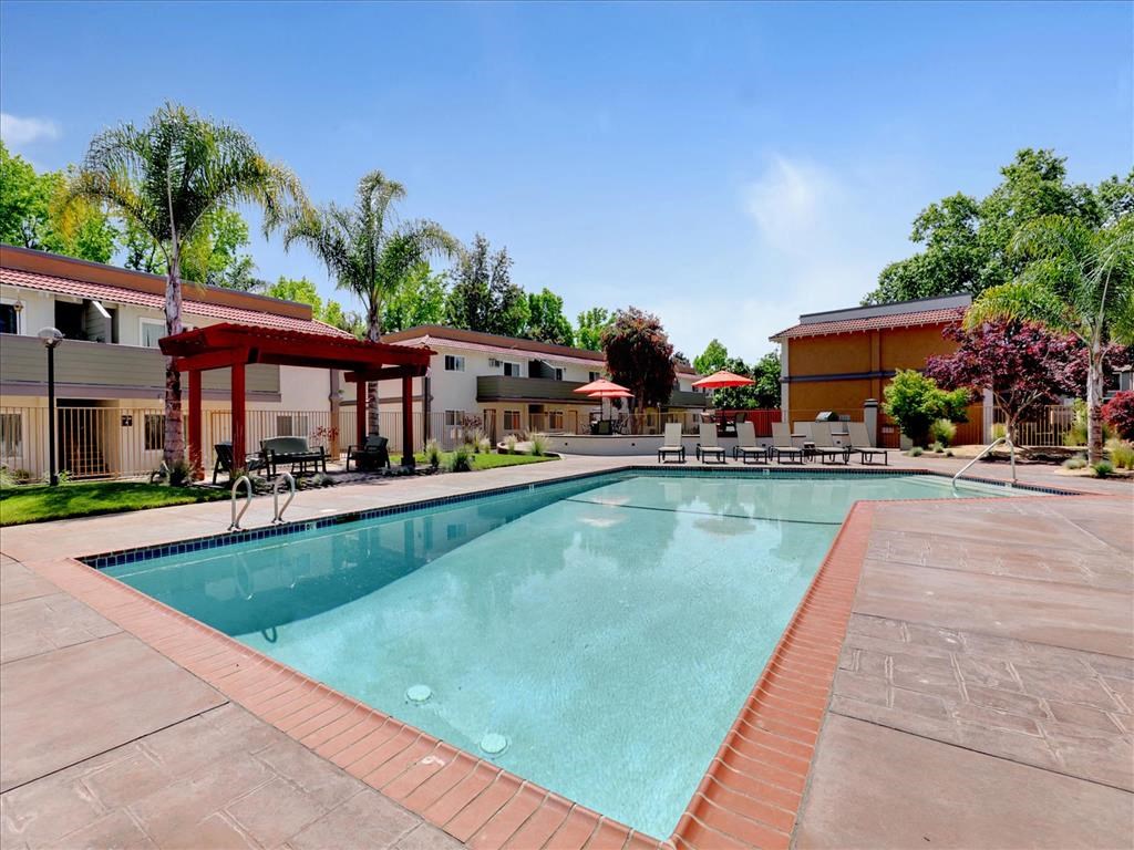 Sparkling Swimming Pool at Casa Alberta Apartments, Sunnyvale, CA