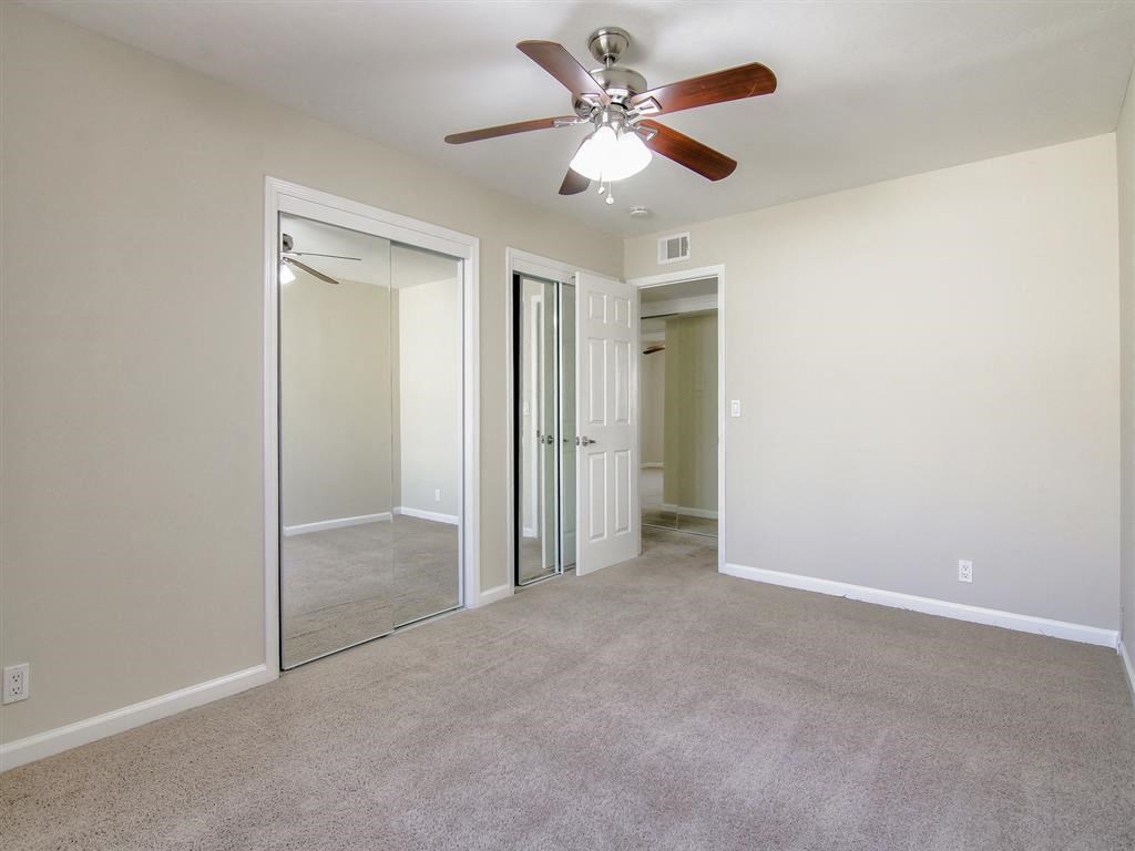 Carpeted Bedroom at Magnolia Place Apartments, Sunnyvale, California