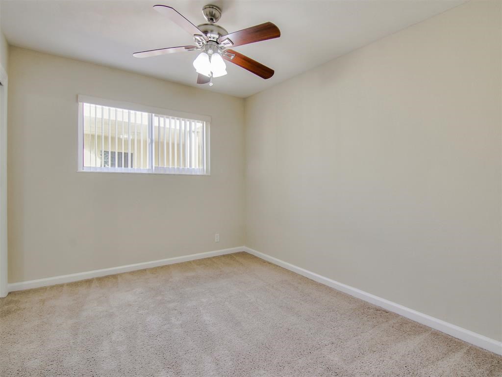 Ceiling Fan In Bedroom at Magnolia Place Apartments, California