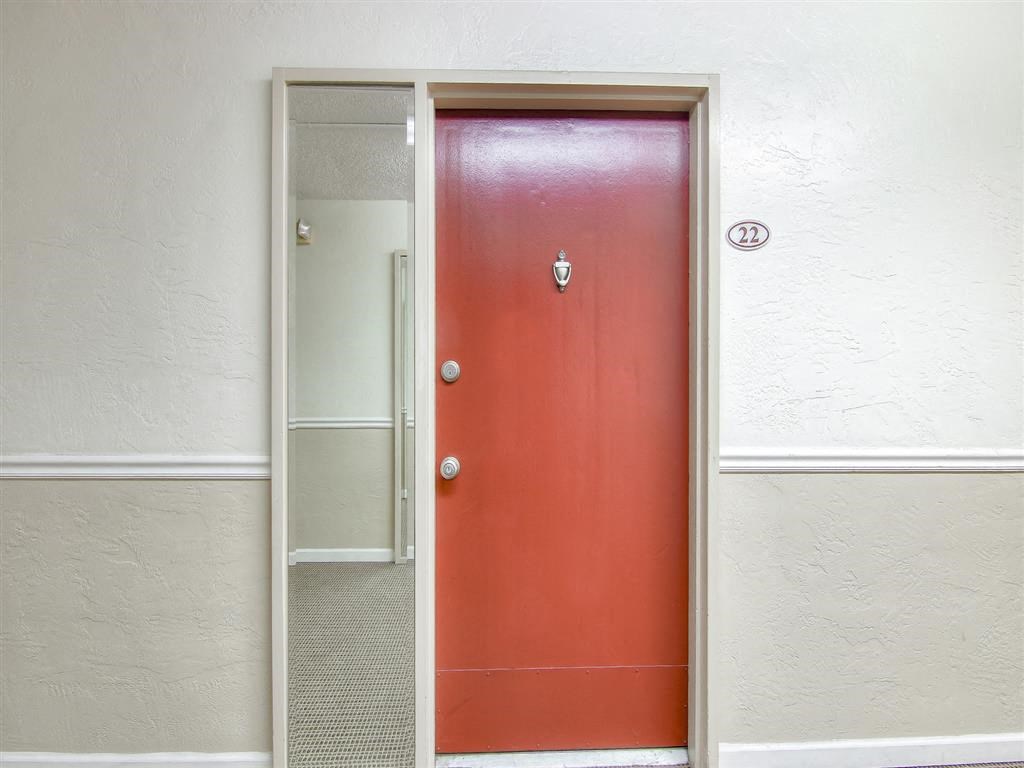 Door View at Magnolia Place Apartments, Sunnyvale, CA, 94087