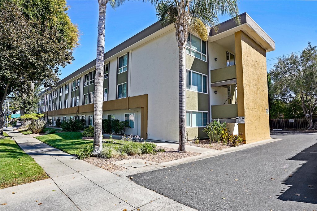 Building Exterior at Hamilton Apartments in San Jose