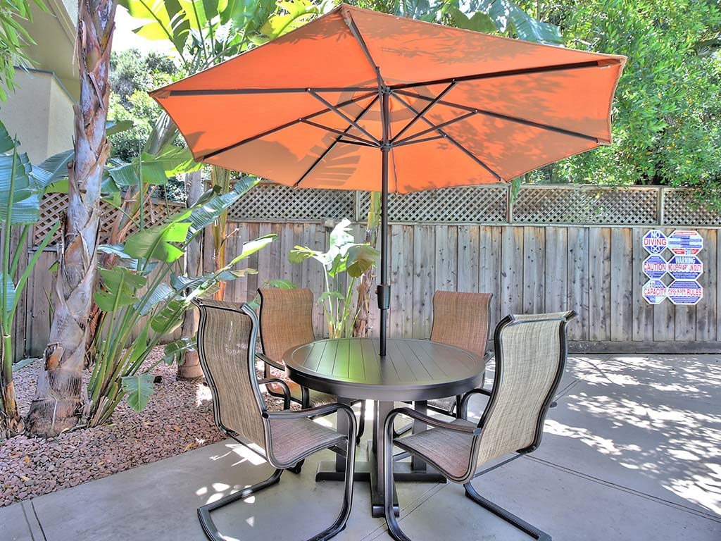 Outdoor sitting  at Ambassador, California