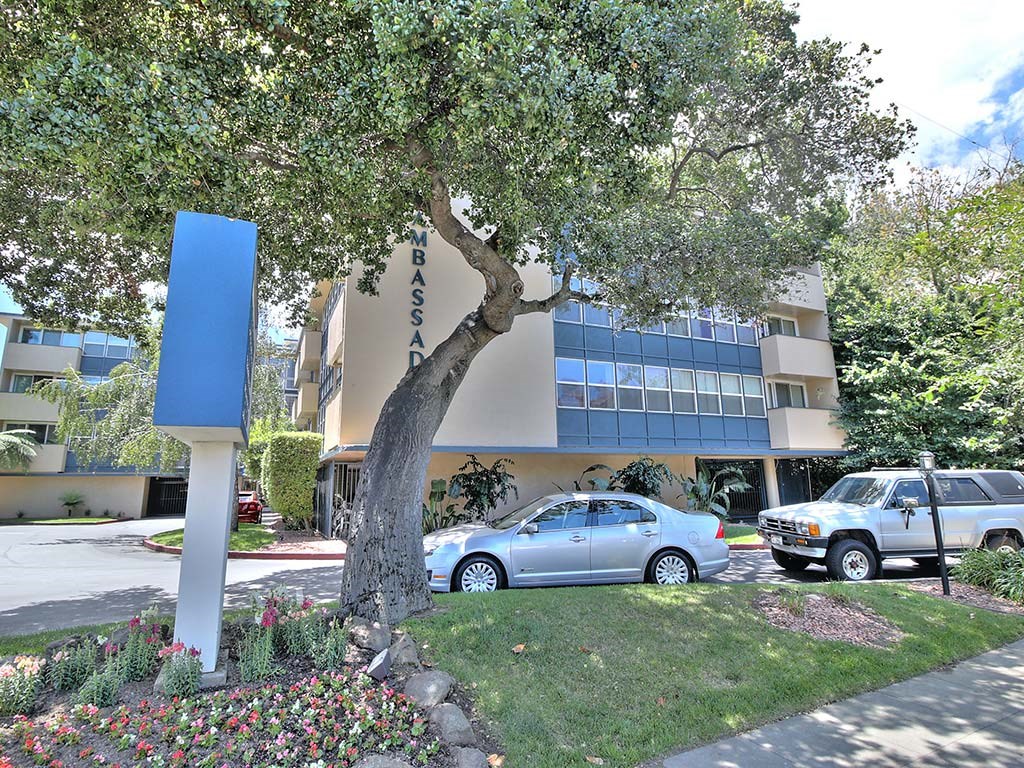 Parking area at Ambassador, San Mateo, CA