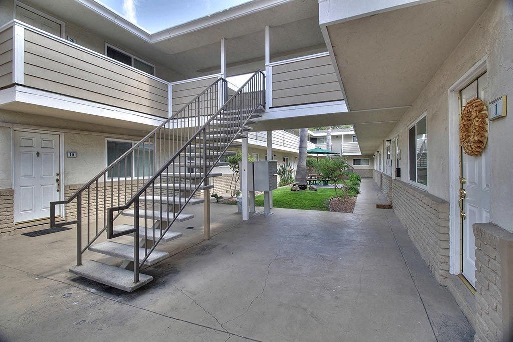 Stairs  at Sunnyvale Court, Sunnyvale, California