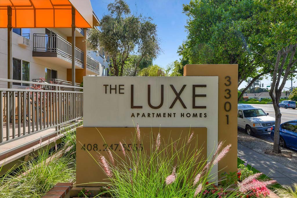 The Luxe board at The Luxe, Santa Clara, CA