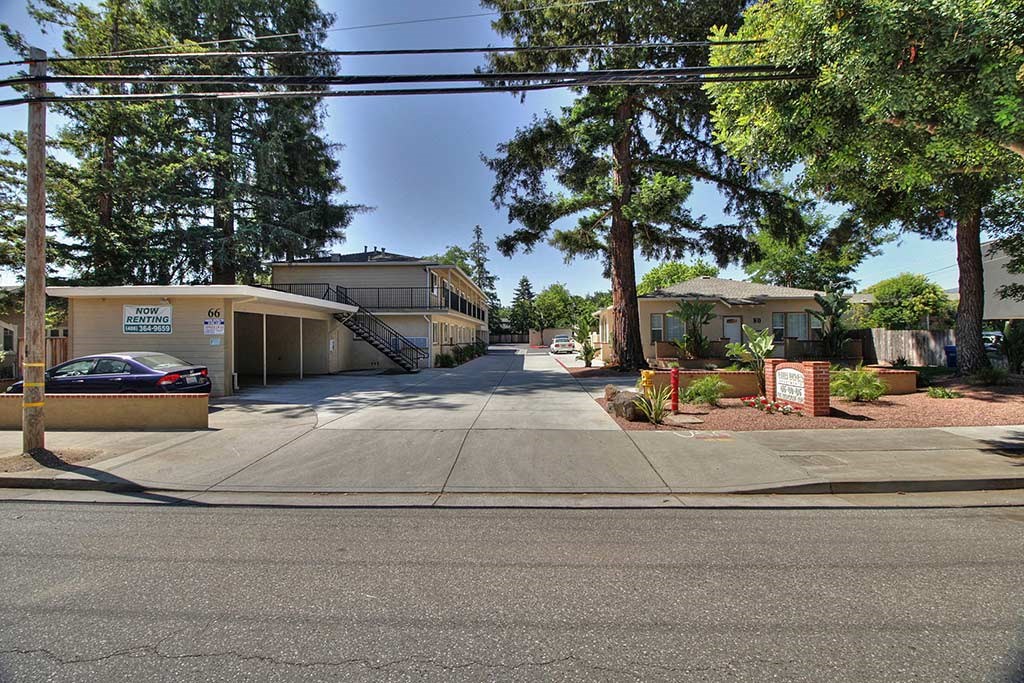 Property Entrance at Pines, Campbell, California