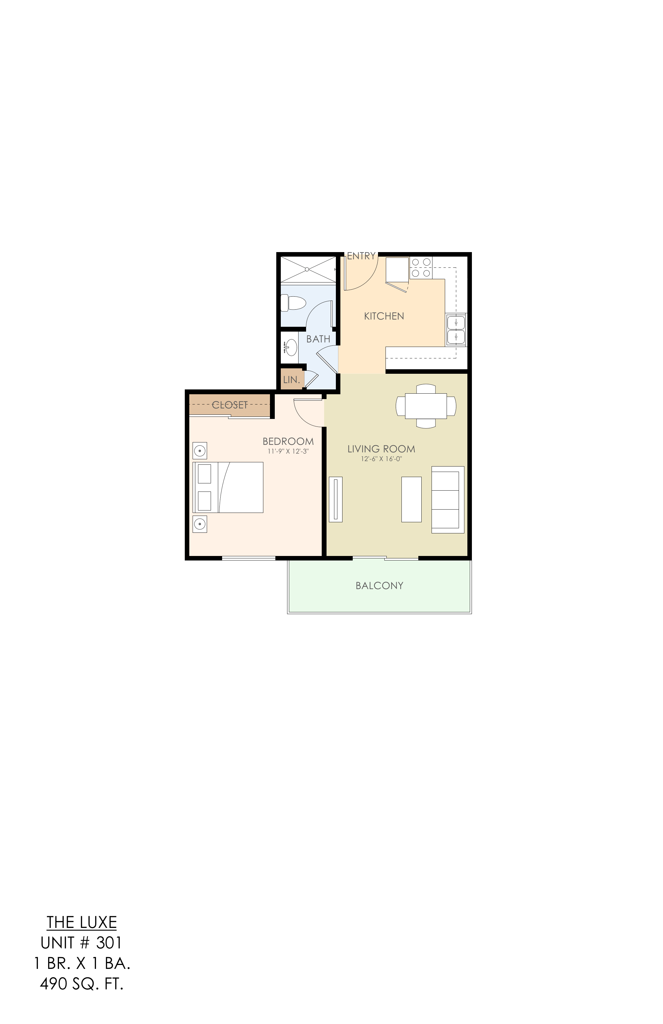One Bedroom One Bath