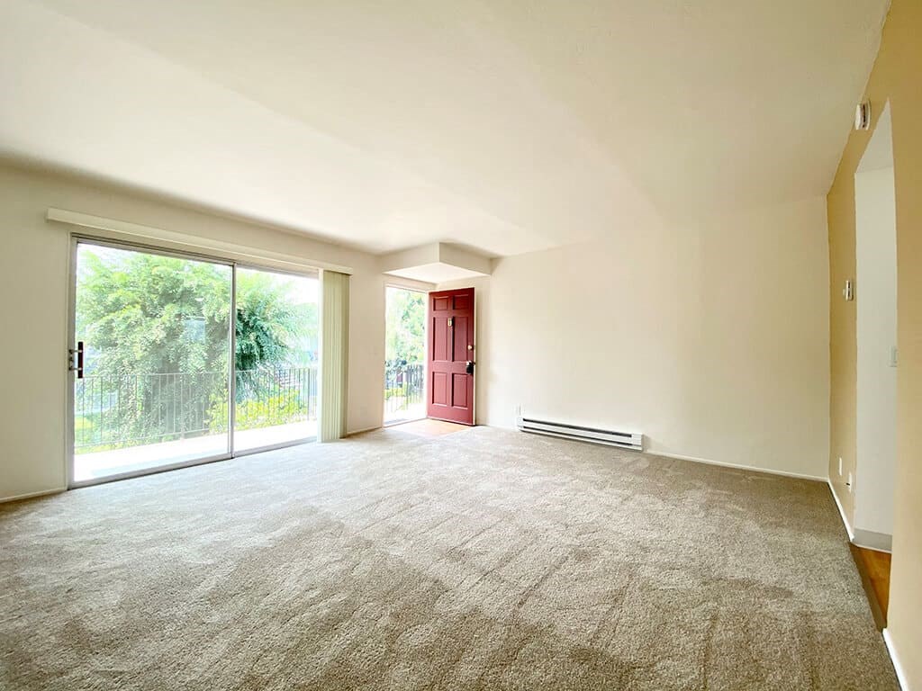 Living Room With Balcony View at Normandy Park, Santa Clara, California