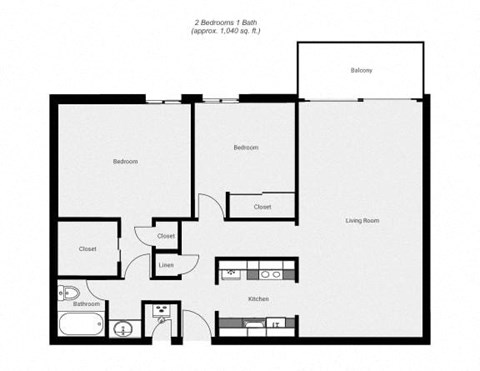a floor plan of a house with a black and white floor
