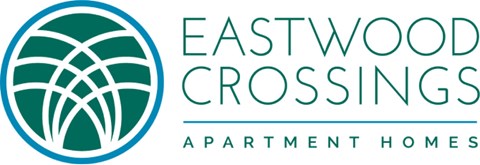 Eastwood Crossings Apartment Homes logo with a green and white design.