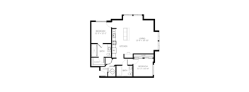2 bedroom 2 bathroom apartment home at Huntington in South San Francisco