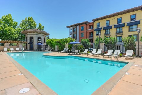 Outdoor Pool at Renaissance Square, Concord, CA, 94520