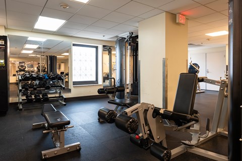 Fitness Center at 200 Carondelet Apartments, New Orleans, Louisiana