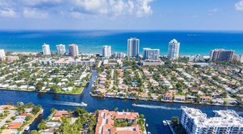 Aerial View of Intracoastal Waters
