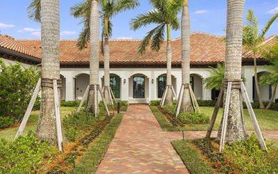 Path leading to clubhouse