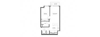 the floor plan of theoblox apartments
