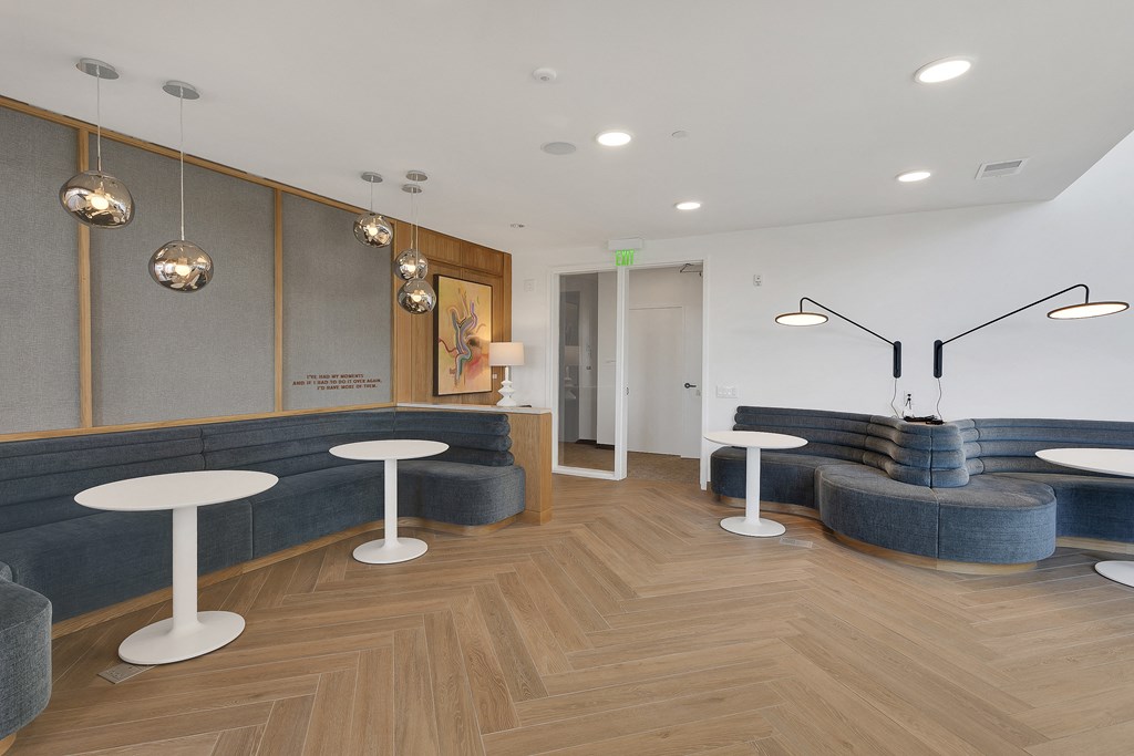 a rendering of the lobby and waiting area of the new harvard medical school building