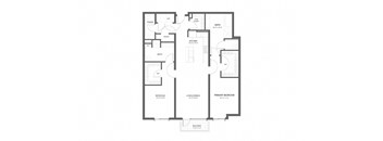 a floor plan of a building with different floors