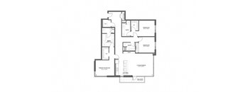 the illustration ofmask floor plan of various rooms of a house
