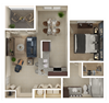 1 Bedroom 1 Bath