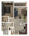 1 Bedroom 1 Bath