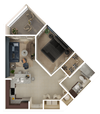 1 Bedroom 1 Bath