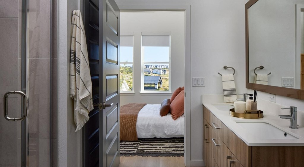 Model Bedroom with Bathroom