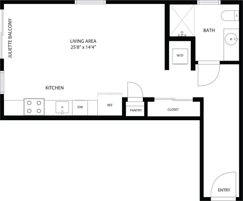 a floor plan of a house