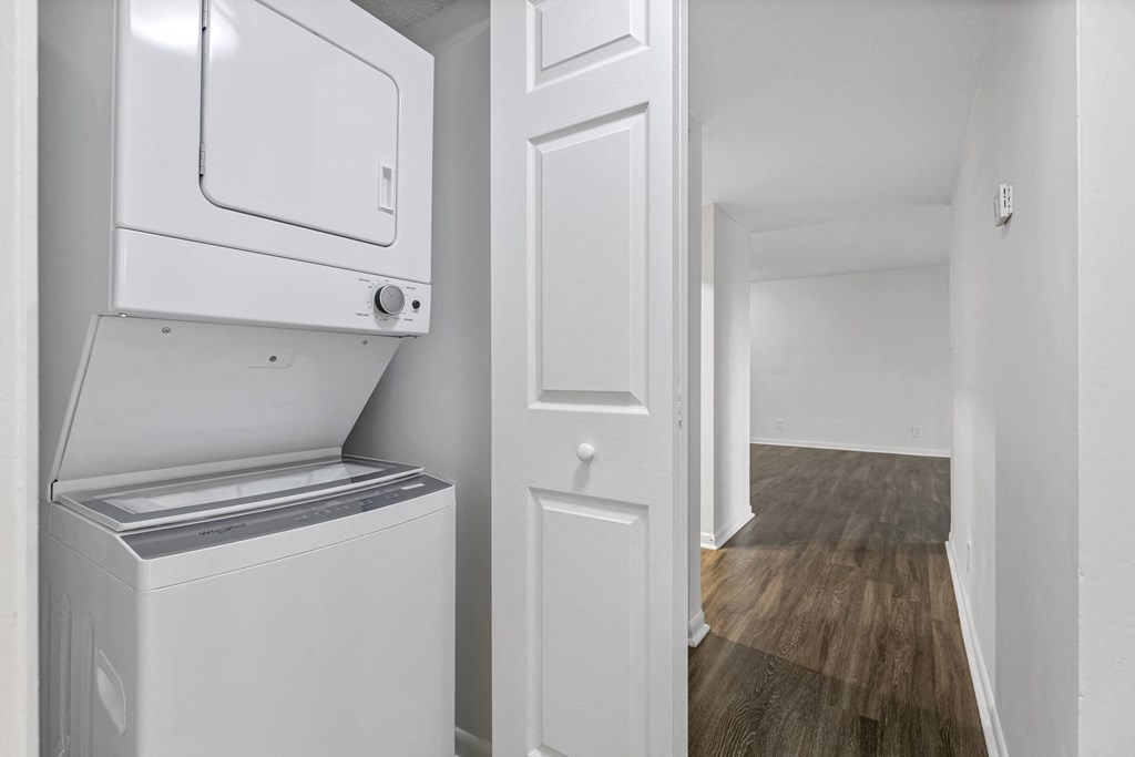 our apartments have a laundry room with a washer and dryer