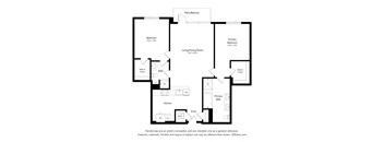 a floor plan of a house with an open floor plan