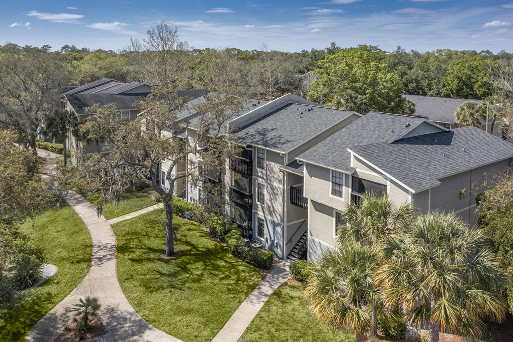 The Livingston Exterior drone shot