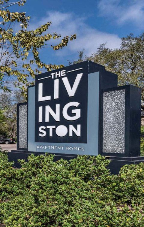 The Livingston Monument Sign