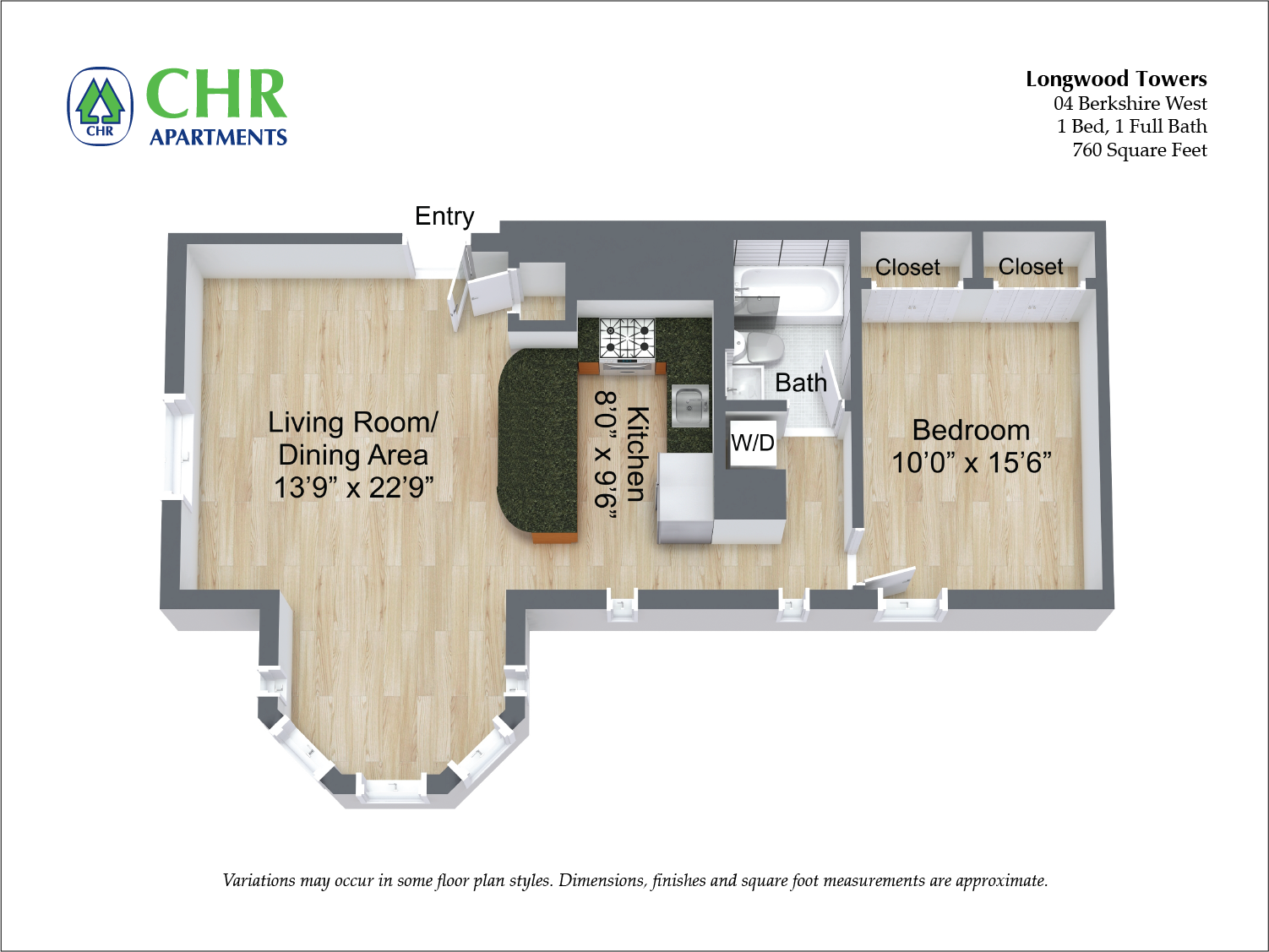 Berkshire - 1 Bed/1 Bath
