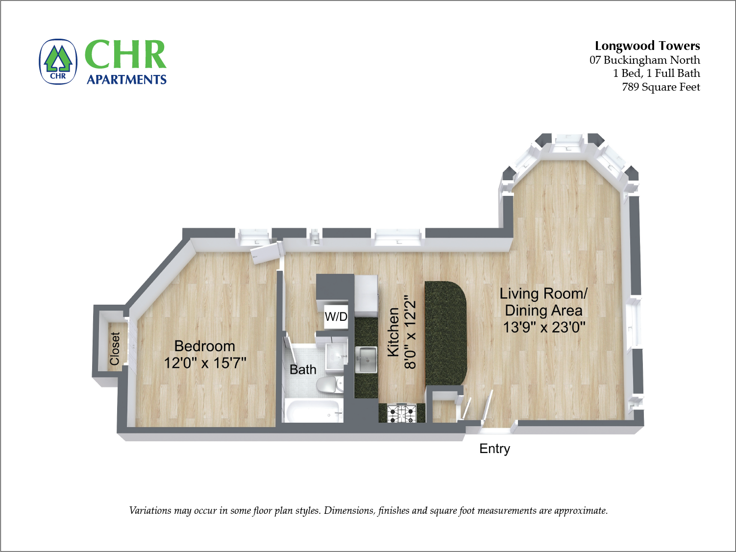 Buckingham - 1 Bed/1 Bath