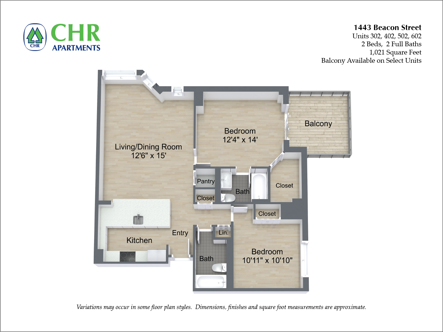 1443 Beacon 2 Bed/2 Bath