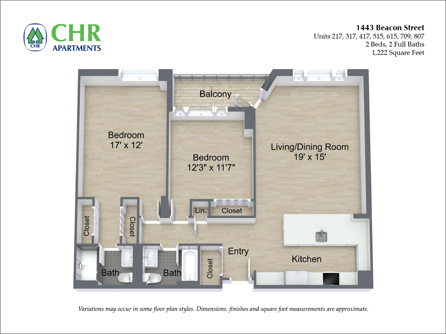 1443 Beacon 2 Bed/2 Bath