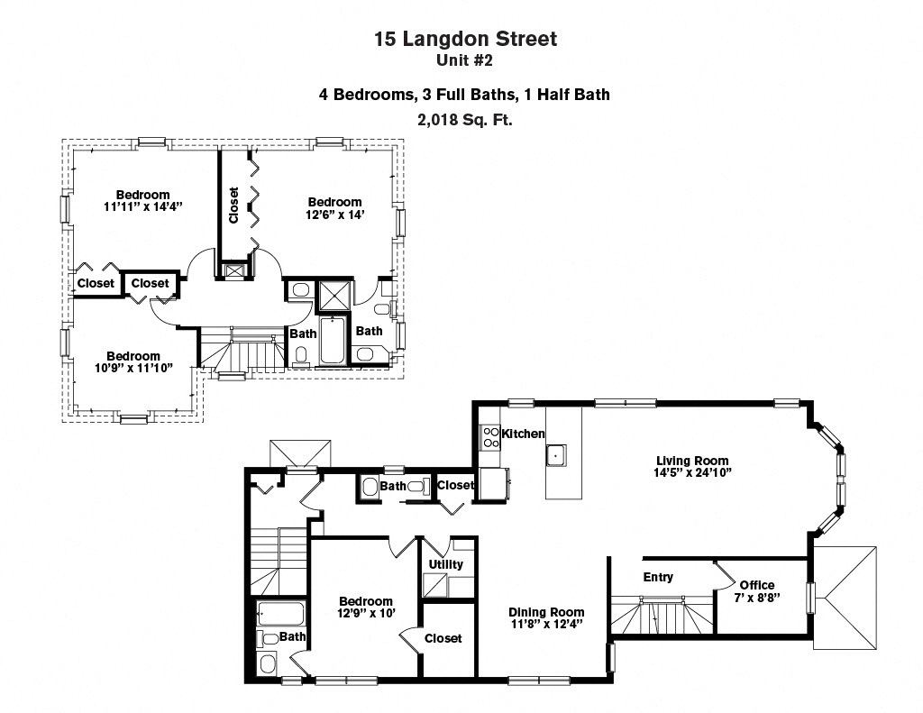 15-17 Langdon Street in Cambridge MA - 4 Bedroom