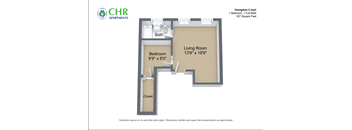 Hampton Court - 1 Bed/1 Bath