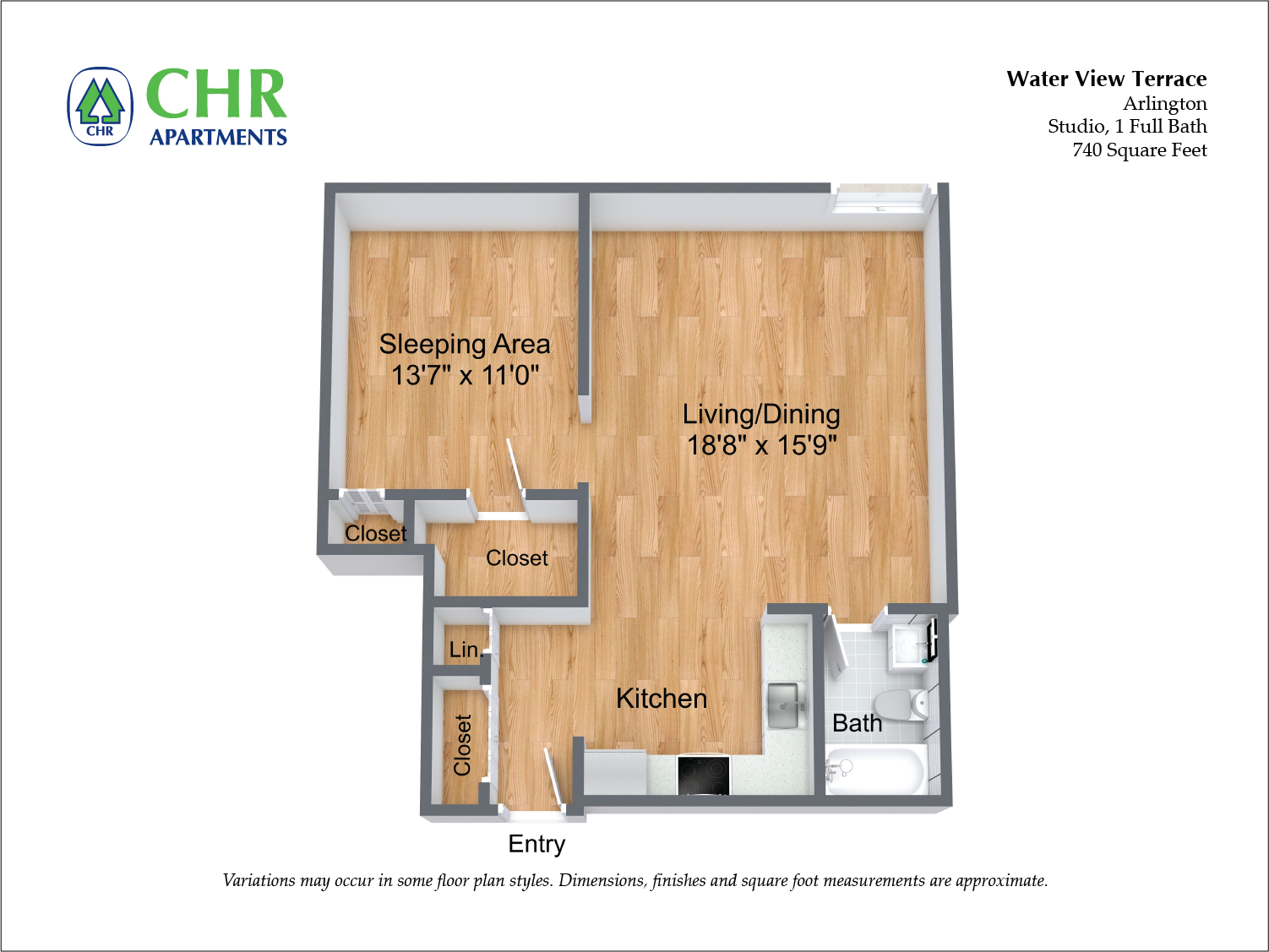 Studio Suite - 1 Bath
