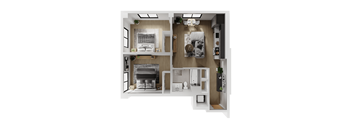 2 Bedroom 1 Bathroom